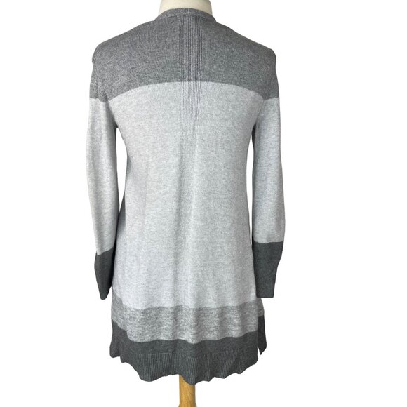 Peyton Primrose Long Cardigan Sweater Womens Small Gray Soft Warm - Picture 2 of 8